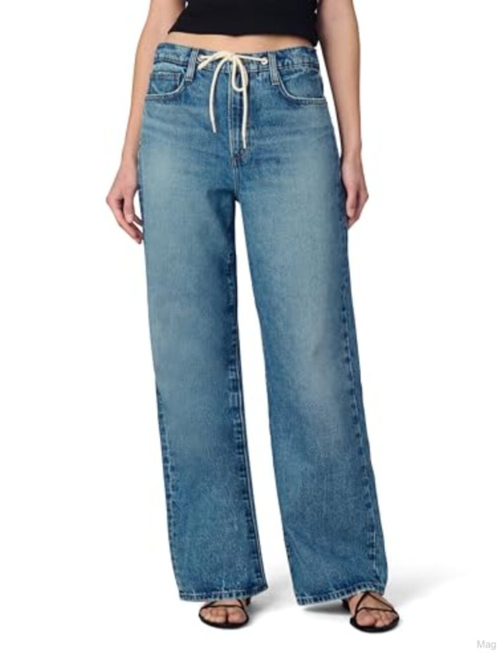 Joe's Jeans Women's The Ryan Relaxed Low Rise Straight Leg Draw Cord Denim Pant